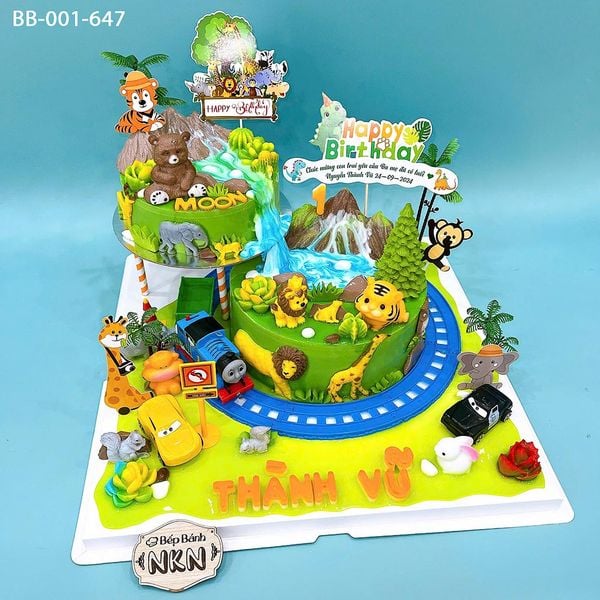  Tháp Bánh 2 Tầng Công Viên Vườn Thú (BB-001-647) 