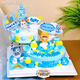  Tháp Bánh Sinh Nhật Bé Trai Tuổi Mẹo (BB-001-650) 