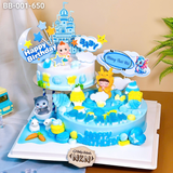  Tháp Bánh Sinh Nhật Bé Trai Tuổi Mẹo (BB-001-650) 