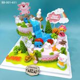  Tháp Bánh Sinh Nhật Bé Gái Tuổi Hợi (BB-001-651) 