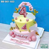  Bánh Sinh Nhật 2 Tầng Cho Bé Gái (BB-001-653) 