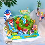  Bánh Sinh Nhật Khủng Long X Baby Shark (BB-001-654) 