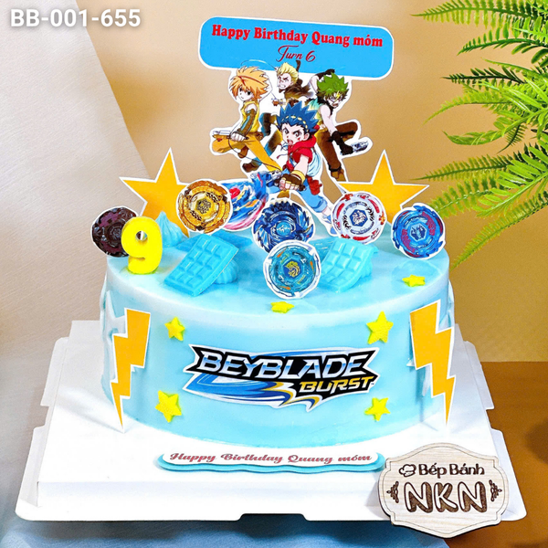  Bánh Sinh Nhật Biệt Đội Beyblade (BB-001-655) 