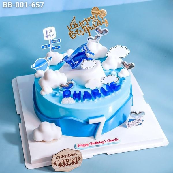  Bánh Sinh Nhật Mô Hình Máy Bay (BB-001-657) 