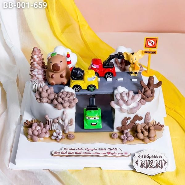  Bánh Sinh Nhật Capybara Cho Bé Tuổi Hợi (BB-001-659) 