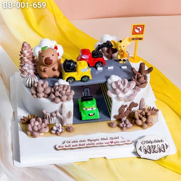  Bánh Sinh Nhật Capybara Cho Bé Tuổi Hợi (BB-001-659) 