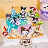  Bánh Sinh Nhật Kuromi Du Lịch Biển (BB-001-668) 