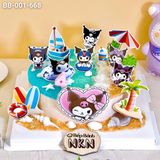  Bánh Sinh Nhật Kuromi Du Lịch Biển (BB-001-668) 