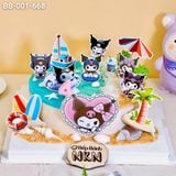  Bánh Sinh Nhật Kuromi Du Lịch Biển (BB-001-668) 