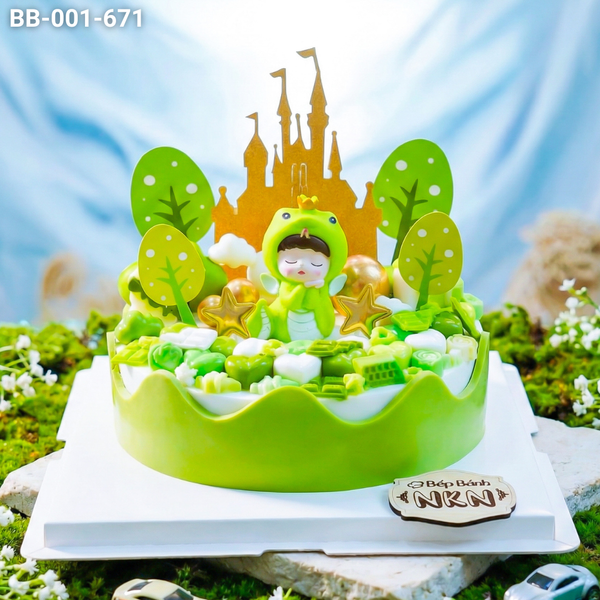  Bánh Sinh Nhật Cho Bé Tuổi Tỵ (BB-001-671) 