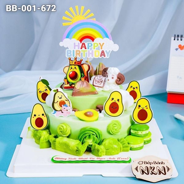  Bánh Sinh Nhật Cho Bé Tuổi Dê (BB-001-672) 