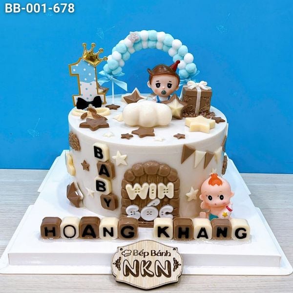  Bánh Mừng Thôi Nôi Bé Trai (BB-001-678) 