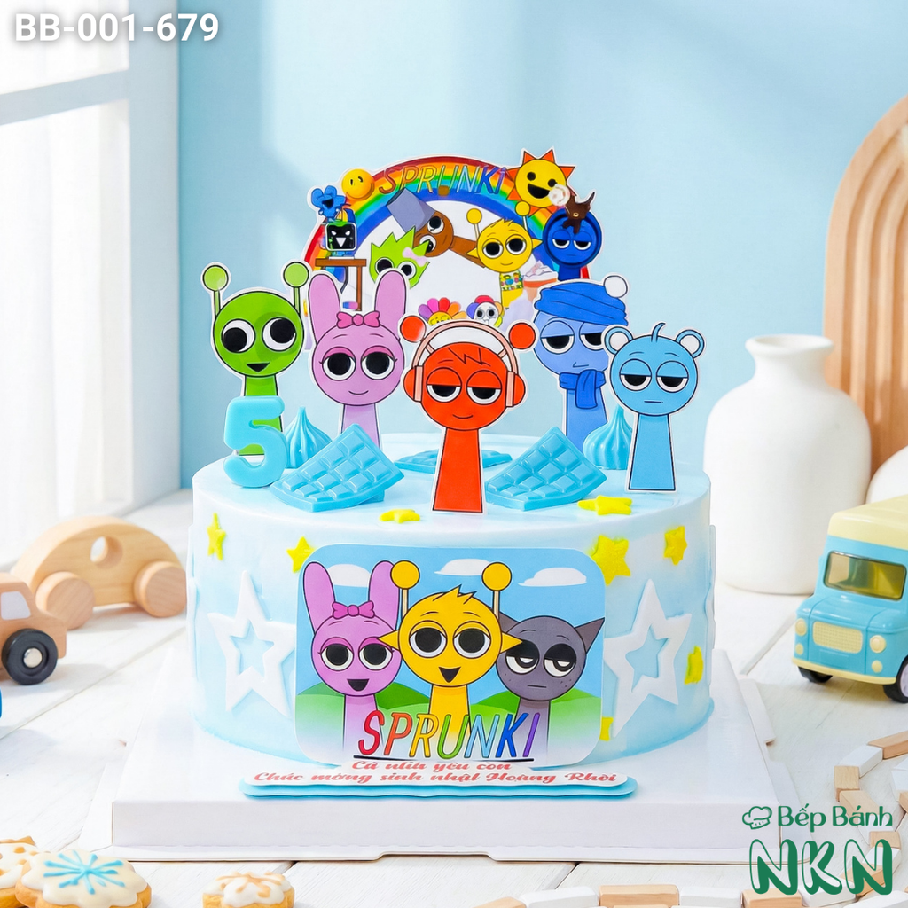  Bánh Sinh Nhật Spunki Cho Bé (BB-001-679) 