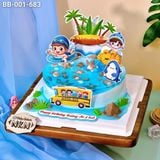  Bánh Sinh Nhật School Bus Du Lịch Biển (BB-001-683) 