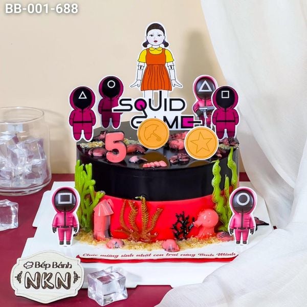  Bánh Sinh Nhật Squid Game (BB-001-688) 