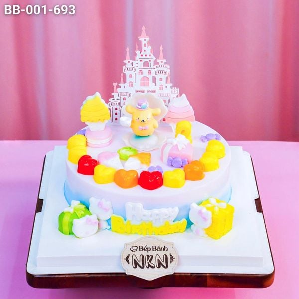  Bánh Sinh Nhật Pompompurin Tone Hồng (BB-001-693) 