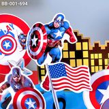  Bánh Sinh Nhật Captian America (BB-001-694) 