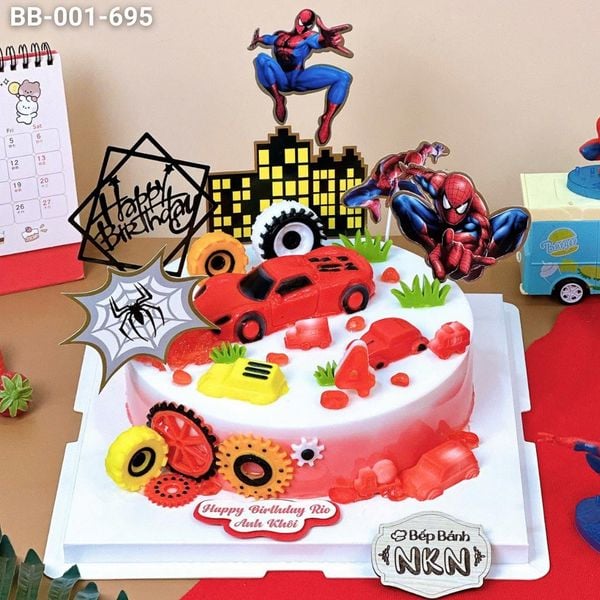  Bánh Sinh Nhật Spiderman Cho Bé (BB-001-695) 