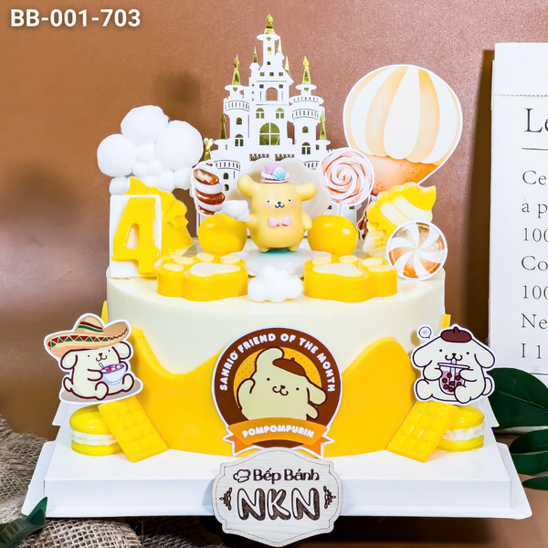  Bánh Sinh Nhật Chủ Đề Pompompurin (BB-001-703) 