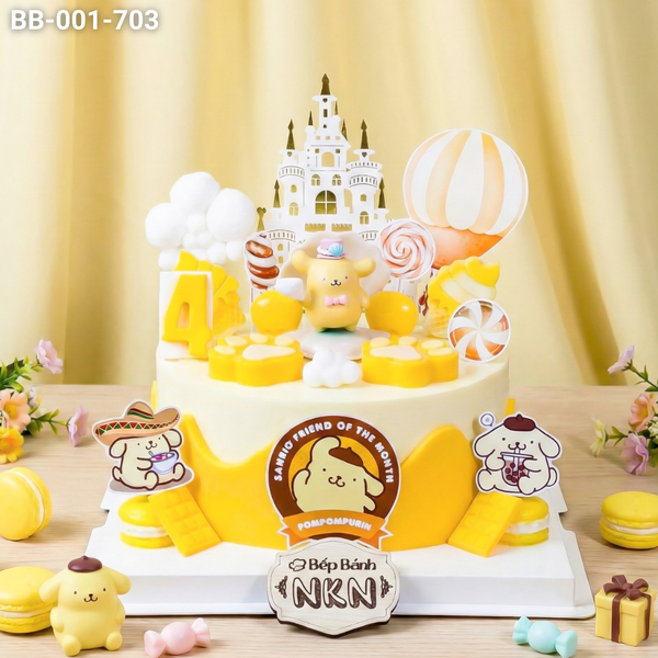  Bánh Sinh Nhật Chủ Đề Pompompurin (BB-001-703) 