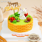  Bánh Sinh Nhật Cho Bé Tuổi Trâu (BB-001-704) 