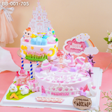  Bánh Sinh Nhật Chủ Đề Công Chúa 2 Tầng (BB-001-705) 