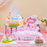  Bánh Sinh Nhật Chủ Đề Công Chúa 2 Tầng (BB-001-705) 