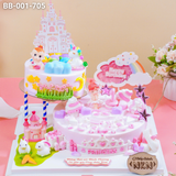  Bánh Sinh Nhật Chủ Đề Công Chúa 2 Tầng (BB-001-705) 