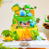  Bánh Sinh Nhật Khu Rừng Khủng Long 2 Tầng (BB-001-707) 