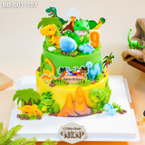  Bánh Sinh Nhật Khu Rừng Khủng Long 2 Tầng (BB-001-707) 