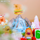  Bánh Sinh Nhật Capybara Tone Hồng (BB-001-708) 