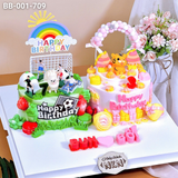  Bánh Sinh Nhật Đôi Bé Trai x Bé Gái (BB-001-709) 