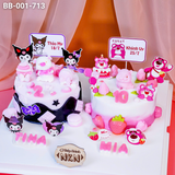  Bánh Sinh Nhật Đôi Kuromi X Lotso (BB-001-713) 
