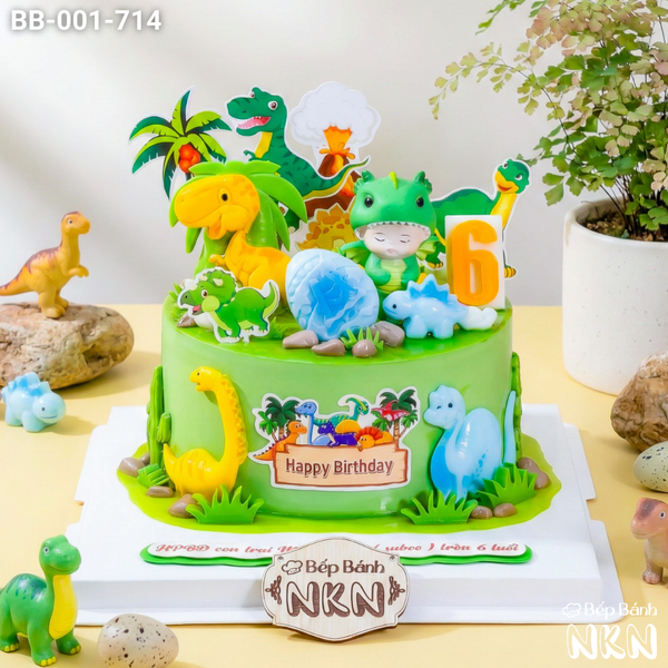  Bánh Sinh Nhật Khu Rừng Khủng Long (BB-001-714) 