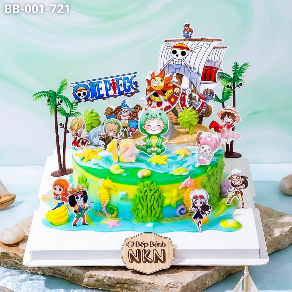  Bánh Sinh Nhật One Piece Cho Bé Tuổi Rắn (BB-001-721) 