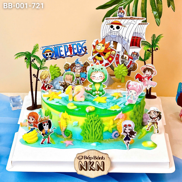  Bánh Sinh Nhật One Piece Cho Bé Tuổi Rắn (BB-001-721) 