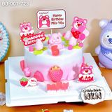  Bánh Sinh Nhật Gấu Dâu Cho Bé Tuổi Dần (BB-001-723) 