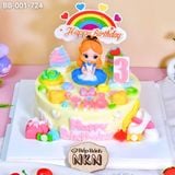  Bánh Sinh Nhật Alice Ở Thế Giới Kẹo Ngọt (BB-001-724) 