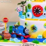  Bánh Sinh Nhật 2 Tầng Chủ Đề Giao Thông (BB-001-729) 