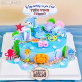  Bánh Sinh Nhật Sinh Vật Biển (BB-001-730) 
