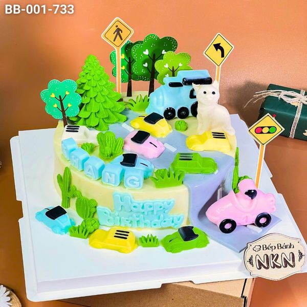  Bánh Sinh Nhật Thành Phố Giao Thông (BB-001-733) 