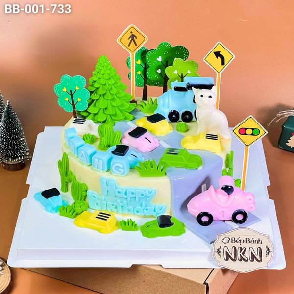  Bánh Sinh Nhật Thành Phố Giao Thông (BB-001-733) 