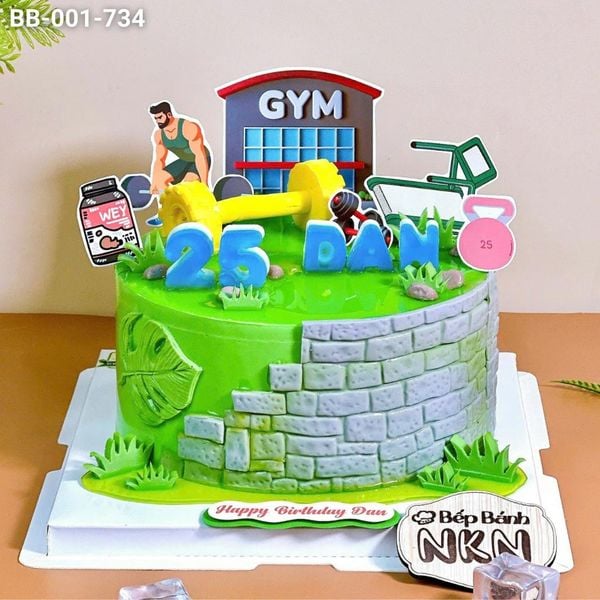  Bánh Sinh Nhật Chủ Đề Gym (BB-001-734) 