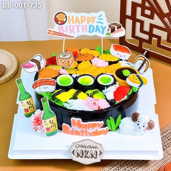  Bánh Sinh Nhật Sushi Cho Bé (BB-001-735) 