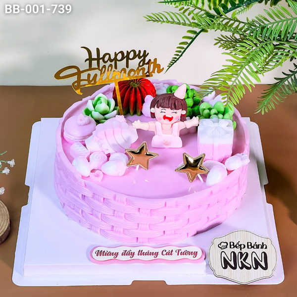  Bánh Sinh Nhật Cho Bé Gái (BB-001-739) 