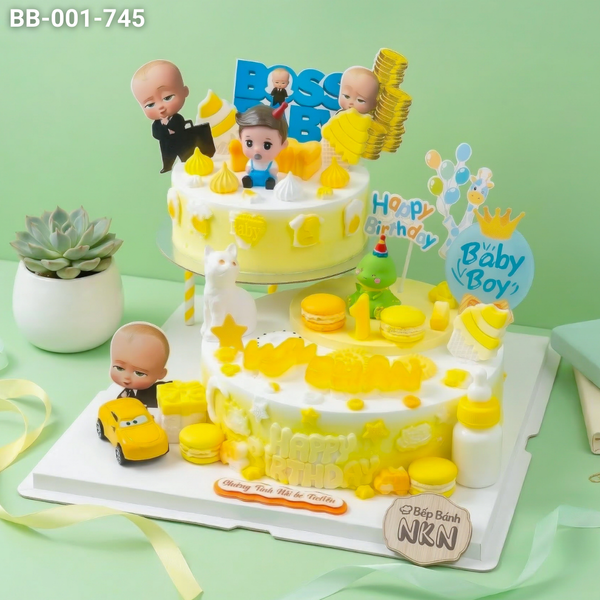  Bánh Sinh Nhật 2 Tầng Chủ Đề Baby Boss (BB-001-745) 
