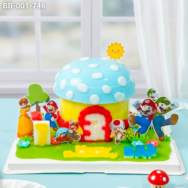  Bánh Sinh Nhật Chủ Đề Mario (BB-001-746) 