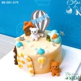  Bánh Sinh Nhật Cho Bé Mẫu Ngôi Nhà Của Gấu (BB-001-079) 