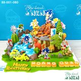  Bánh Sinh Nhật Sonic Và Cuộc Phiêu Lưu Về Khu Rừng Tiền Sử (BB-001-080) 