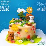  Bánh Sinh Nhật Khu Vườn Của Gấu (BB-001-082) 